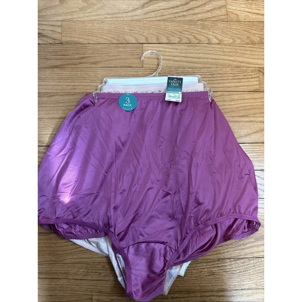 3 Vanity Fair Perfectly Yours Ravissant Tailored Brief Panties 15711, 10 3XL Mul